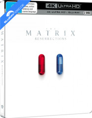 The Matrix Resurrections (2021) 4K - Limited Edition Steelbook (4K UHD + Blu-ray) (AU Import) Blu-ray