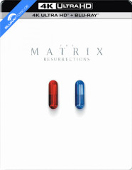 The Matrix Resurrections (2021) 4K - Limited Edition Steelbook (4K UHD + Blu-ray) (IN Import ohne dt. Ton) Blu-ray