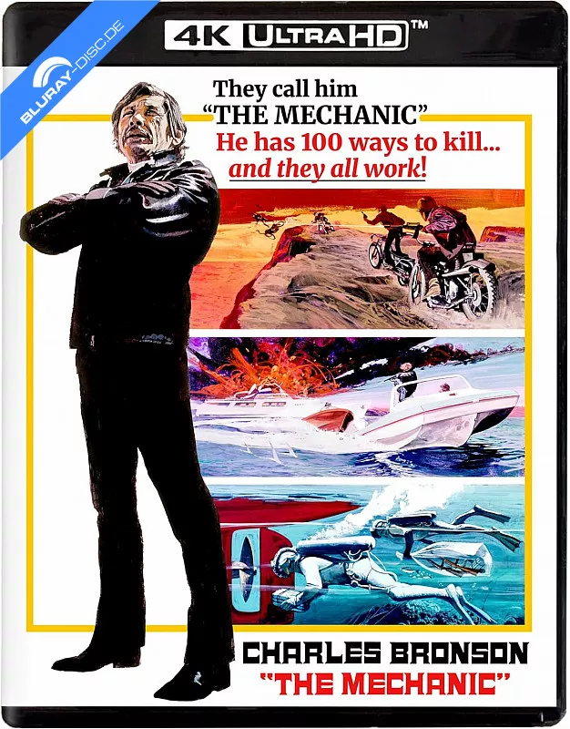 The Mechanic 1972 4K 4K UHD + Blu-ray CA Import ohne dt. Ton Blu-ray ...