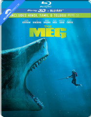 The Meg (2018) 3D - Limited Edition Steelbook (Blu-ray 3D + Blu-ray) (IN Import ohne dt. Ton) Blu-ray