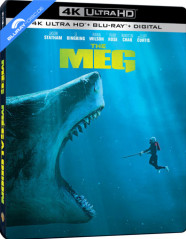 The Meg (2018) 4K - Best Buy Exclusive Limited Edition Steelbook (4K UHD + Blu-ray + Digital Copy) (CA Import) Blu-ray