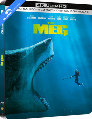 The Meg (2018) 4K - HMV Exclusive Limited Edition Steelbook (4K UHD + Blu-ray + Digital Copy) (UK Import) Blu-ray