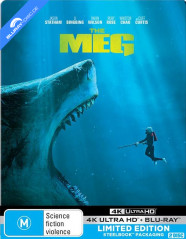 The Meg (2018) 4K - JB Hi-Fi Exclusive Limited Edition Steelbook (4K UHD + Blu-ray) (AU Import) Blu-ray