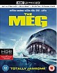 The Meg (2018) 4K (4K UHD + Blu-ray + Digital Copy) (UK Import) Blu-ray