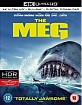 The Meg (2018) 4K (4K UHD + Blu-ray + Digital Copy) (UK Import) Blu-ray