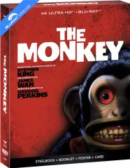 The Monkey (2025) 4K - Edizione Limitata Fullslip Steelbook (4K UHD + Blu-ray) (IT Import ohne dt. Ton) Blu-ray