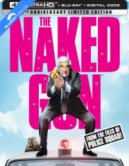The Naked Gun: From the Files of Police Squad! 4K - Limited Edition Steelbook (4K UHD + Blu-ray + Digital Copy) (US Import) Blu-ray