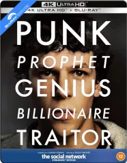The Social Network 4K - Limited Edition Steelbook (4K UHD + Blu-ray + Bonus Blu-ray) (UK Import) Blu-ray