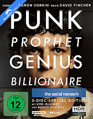 The Social Network 4K (Limited Steelbook Edition) (4K UHD + Blu-ray + Bonus Blu-ray) Blu-ray