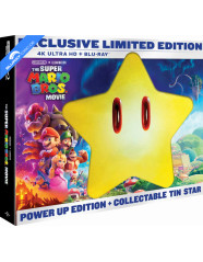 The Super Mario Bros. Movie (2023) 4K - Exclusive Limited Power Up Edition with Collectible Tin Star (4K UHD + Blu-ray) (UK Import) Blu-ray