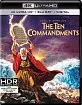 The Ten Commandments (1956) 4K (4K UHD + Blu-ray + Digital Copy) (US Import) Blu-ray