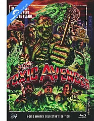 The Toxic Avenger (1984) (Limited Collector's Mediabook Edition) (Cover C) (Blu-ray + 2 DVD) Blu-ray
