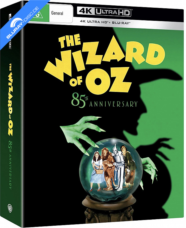 The Wizard Of Oz 4K - 85th Anniversary - JB Hi-Fi Exclusive Ultimate ...