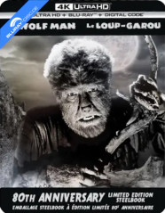 The Wolf Man 4K (1941) - 80th Anniversary - Sunrise Records Exclusive Limited Edition Steelbook (4K UHD + Blu-ray + Digital Copy) (CA Import) Blu-ray