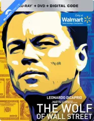 The Wolf of Wall Street (2013) - Walmart Exclusive Limited Edition Steelbook (3. Neuauflage) (Blu-ray + DVD + Digital Copy) (Region A - US Import ohne dt. Ton) Blu-ray