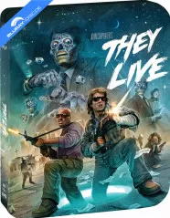 They Live (1988) 4K - Limited Edition Steelbook (4K UHD + Blu-ray) (US Import ohne dt. Ton) Blu-ray