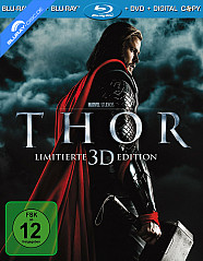Thor (2011) 3D (Blu-ray 3D + Blu-ray + DVD + Digital Copy) Erstauflage mit Schuber