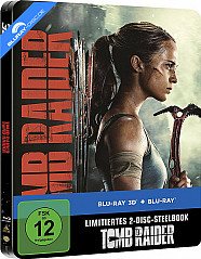 Tomb Raider (2018) 3D (Limited Steelbook Edition) (Blu-ray 3D + Blu-ray) Blu-ray
