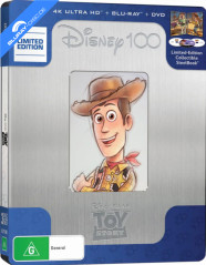 Toy Story (1995) 4K - 100 Years of Disney - JB Hi-Fi Exclusive Limited Edition Steelbook (4K UHD + Blu-ray + DVD) (AU Import ohne dt. Ton) Blu-ray