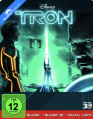 Tron: Legacy (2010) 3D - Limited Edition Steelbook (Blu-ray 3D + Blu-ray + Digital Copy) (CH Import) Blu-ray