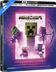 Una Película de Minecraft 4K - Edición Portal Metálica (4K UHD + Blu-ray) (ES Import) Blu-ray