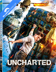 Uncharted (2022) 4K - WeET Collection Exclusive #25 Limited Edition Lenticular Slip Steelbook (4K UHD + Blu-ray) (KR Import ohne dt. Ton) Blu-ray