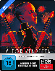 V wie Vendetta 4K (Limited Steelbook Edition) (4K UHD + Blu-ray) Blu-ray