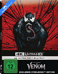 Venom (2018) 4K (Limited Steelbook Edition) (4K UHD + Blu-ray) Blu-ray