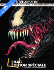 Venom (2018) 4K - Project PopArt - FNAC Exclusive Édition Limitée Steelbook (4K UHD + Blu-ray + Bonus Blu-ray) (FR Import) Blu-ray