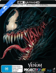 Venom (2018) 4K - Project PopArt - JB Hi-Fi Exclusive Limited Edition Steelbook (4K UHD + Blu-ray) (AU Import ohne dt. Ton) Blu-ray