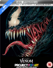 Venom (2018) 4K - Project PopArt - Limited Edition Steelbook (4K UHD + Blu-ray + Bonus Blu-ray) (UK Import ohne dt. Ton) Blu-ray