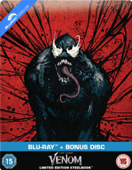 Venom (2018) - Zavvi Exclusive Limited Edition Steelbook (Blu-ray + Bonus Blu-ray) (UK Import ohne dt. Ton) Blu-ray