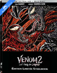 Venom: Let There Be Carnage 4K - Édition Limitée Steelbook (4K UHD + Blu-ray) (FR Import) Blu-ray