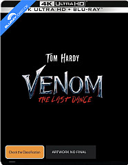 Venom: The Last Dance 4K - JB Hi-Fi Exclusive Limited Edition Steelbook (4K UHD + Blu-ray) (AU Import ohne dt. Ton) Blu-ray