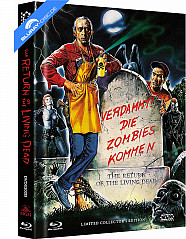 Verdammt! Die Zombies kommen (Limited Mediabook Edition) (Cover B) (AT Import) Blu-ray