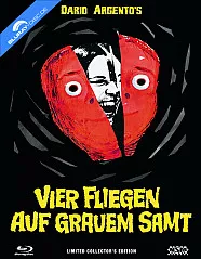 Vier Fliegen auf grauem Samt (Limited Mediabook Edition) (Cover A) (AT Import) Blu-ray
