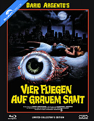 Vier Fliegen auf grauem Samt (Limited Mediabook Edition) (Cover C) (AT Import) Blu-ray