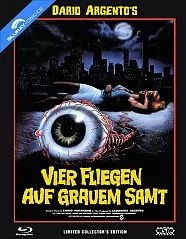 Vier Fliegen auf grauem Samt (Limited Mediabook Edition) (Cover C) (AT Import) Blu-ray