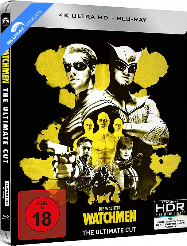 watchmen---die-waechter-4k-ultimate-cut-limited-steelbook-edition-4k-uhd---blu-ray-neu.webp
