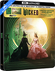 Wicked (2024) 4K - Walmart Exclusive Limited Edition Steelbook (4K UHD + Blu-ray + Digital Copy) (US Import ohne dt. Ton) Blu-ray