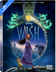 Wish (2023) (Blu-ray + DVD + Digital Copy) (US Import ohne dt. Ton) Blu-ray