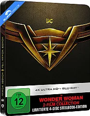 Wonder Woman (2017) + Wonder Woman 1984 (2020) 4K (Limited Steelbook Edition) (2 4K UHD + 2 Blu-ray) Blu-ray