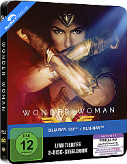 Wonder Woman (2017) 3D (Limited Steelbook Edition) (Blu-ray 3D + Blu-ray + UV Copy) Blu-ray