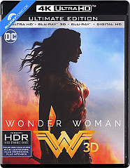 Wonder Woman (2017) 4K - Édition Ultimate (4K UHD + Blu-ray 3D + Blu-ray + Digital Copy) (FR Import) Blu-ray