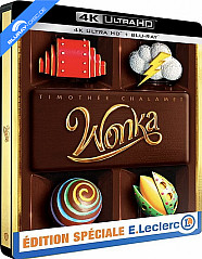 Wonka (2023) 4K - E.Leclerc Exclusive Édition Spéciale Steelbook (4K UHD + Blu-ray) (FR Import) Blu-ray