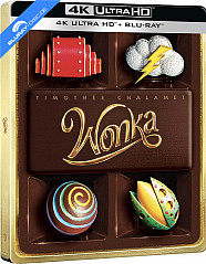 Wonka (2023) 4K - Edición Metálica (4K UHD + Blu-ray) (ES Import ohne dt. Ton)