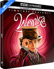 Wonka (2023) 4K - Édition Boîtier Steelbook (4K UHD + Blu-ray) (FR Import) Blu-ray