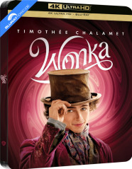 Wonka (2023) 4K - Edizione Limitata Cover A Steelbook (4K UHD + Blu-ray) (IT Import) Blu-ray