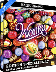 Wonka (2023) 4K - FNAC Exclusive Édition Spéciale Steelbook (4K UHD + Blu-ray) (FR Import ohne dt. Ton) Blu-ray