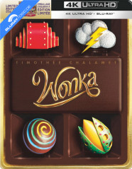 Wonka (2023) 4K - Limited Edition Steelbook (4K UHD + Blu-ray) (CA Import ohne dt. Ton) Blu-ray